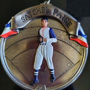 3 Baseball Ornaments Hallmark Keepsake Baseball Heroes Gehrig Paige Robinson